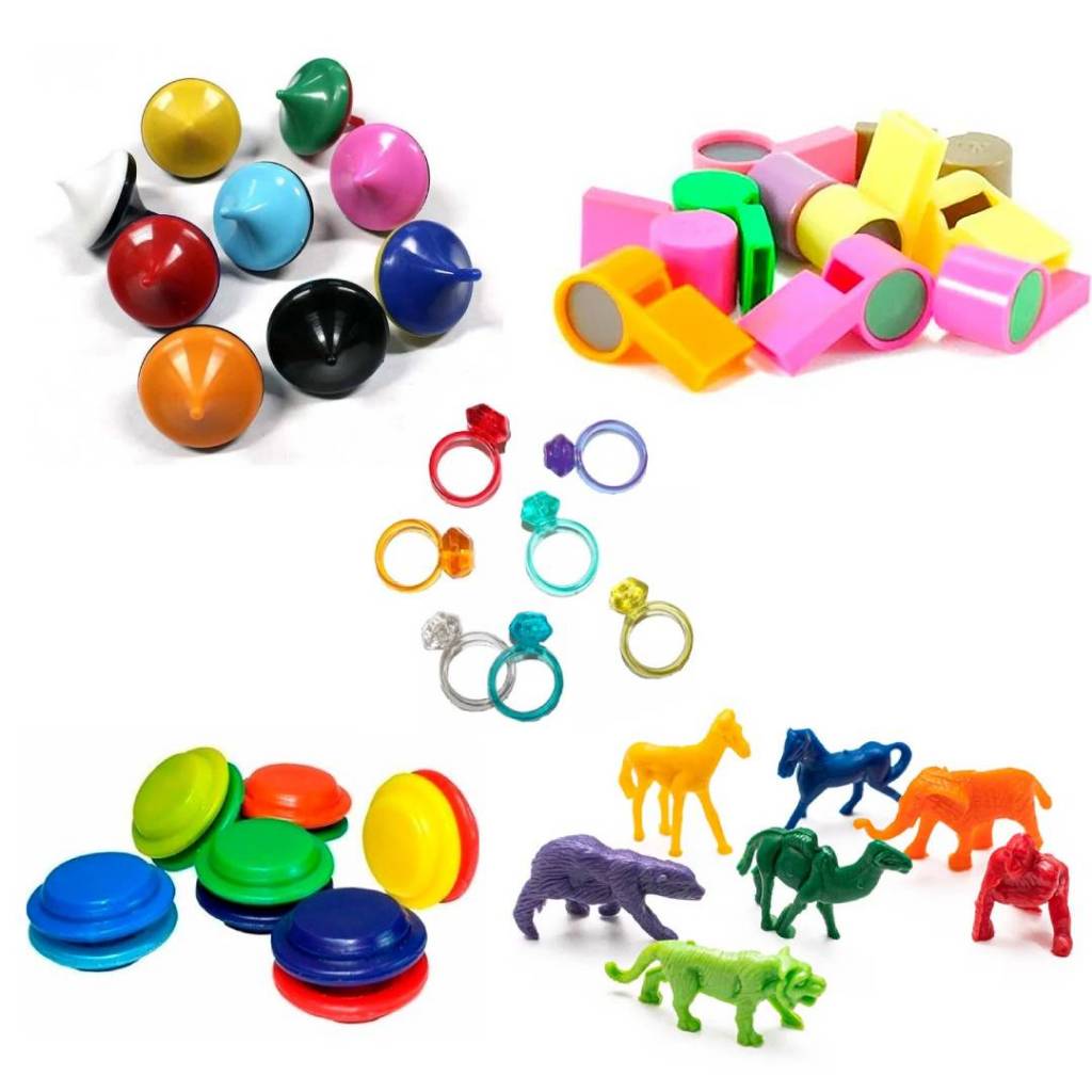 100 Mini Brinquedos Kit Lembrancinha Sacolinha Surpresa Atacado Divertido Barato Festa Aniversário