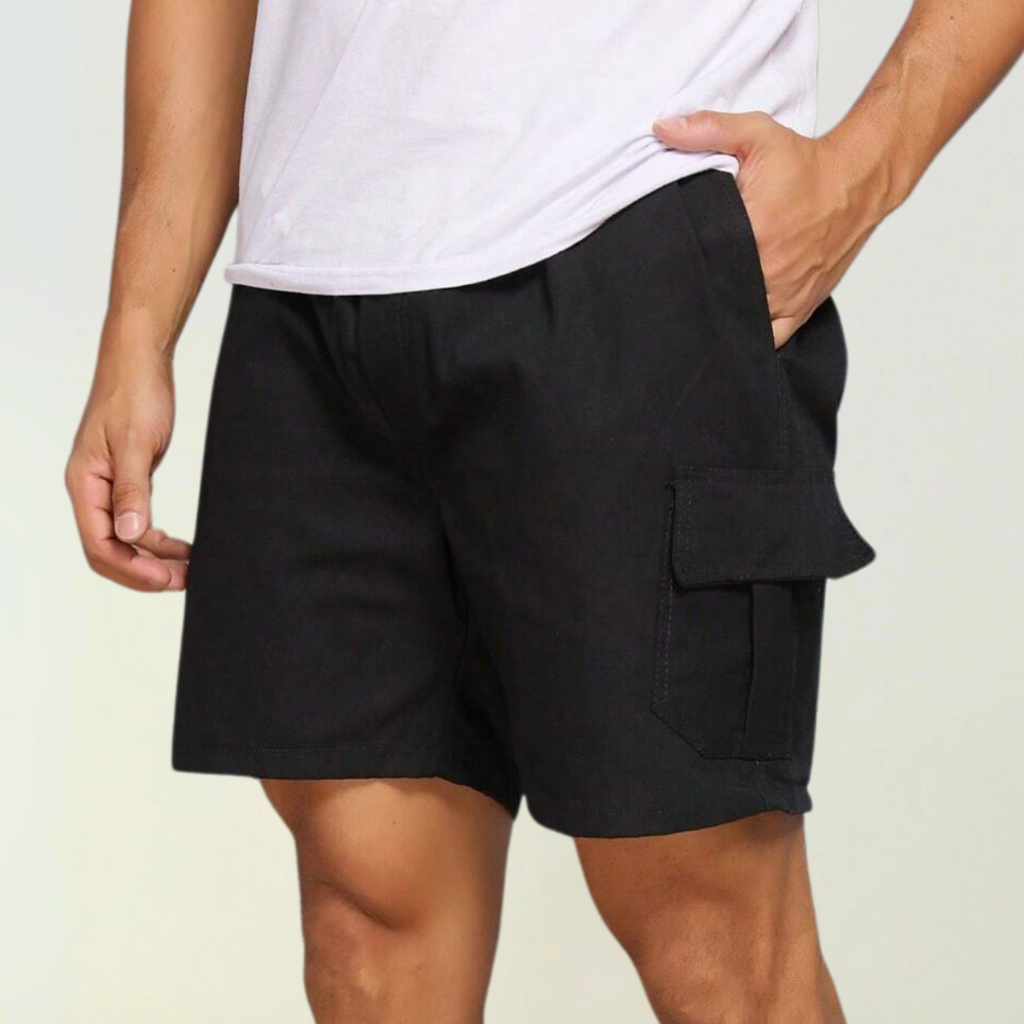 Bermuda Cargo Shorts Masculino Sarja Curta Mauricinho 34 Ao 44 Tecido Premium