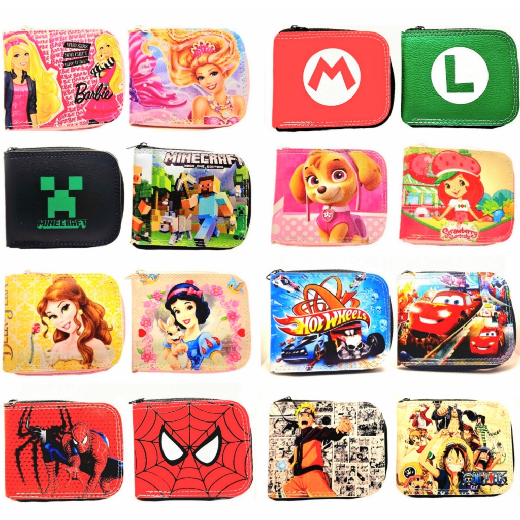 Kit Lançamento 2 Carteiras Infantis Meninos e Meninas