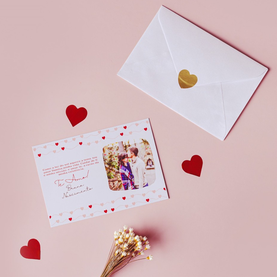 Cartão Mensagem Personalizada com Foto