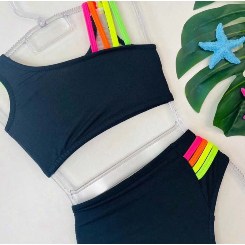 Biquíni infantil e juvenil moda praia 2 ao 16