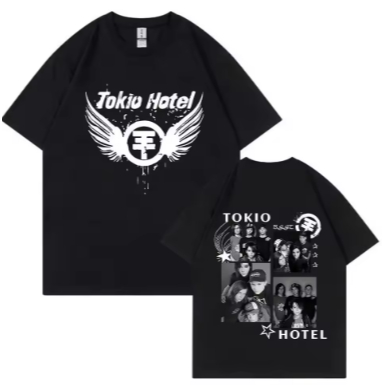 Camiseta Tokio Hotel  Adulto/Infantil Lançamento Camiseta Em Algodao