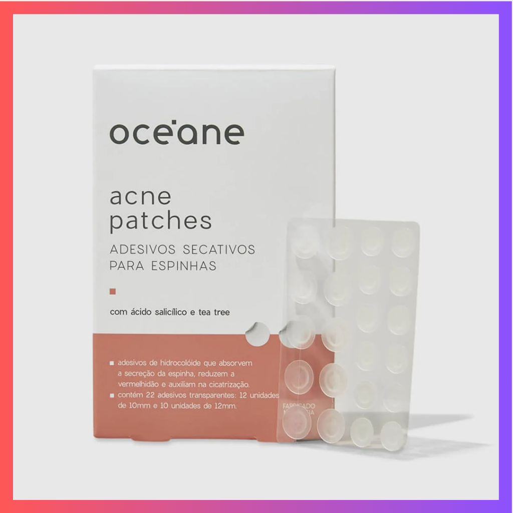 Adesivos Secativos para Espinhas com Ácido Salicílico - Acne Patches 22un