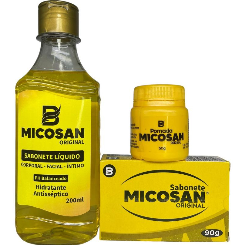 Micosan Pomada Clareadora  E  Micosan Sabonete íntimo, sabonete em barra