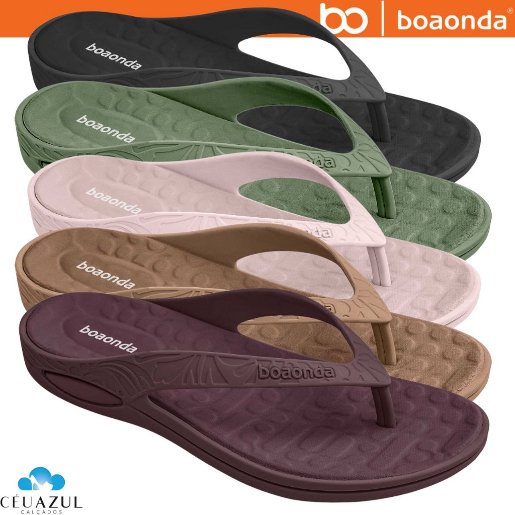 Chinelo Feminino Lilly Ortopédico BoaOnda Anatomico Fascite Plantar Esporão