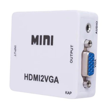 kit Mini Conversor Hd Vídeo Hdmi X Av Rca Hdmi2av/Vga2hdmi/Hdmi2vga/av2hdmi/AV2VGA/cabo Hdmi 1m+ CAbo Rca