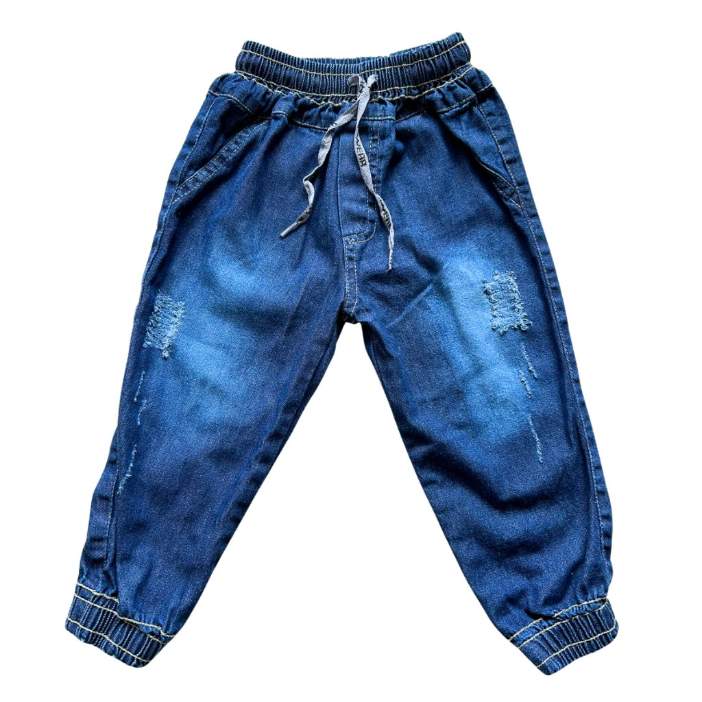 Calça Jeans Infantil Menino crianças Masculino Tradicional Estilosa