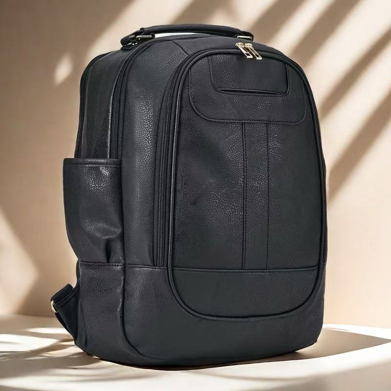 Mochila Feminina de Couro Sintéticos Tamanho Grande Ideal Para Escolar, Trabalho e Viagem