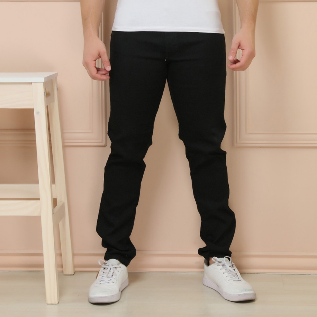 Calça Jeans Masculina Básica Slim Original Elastano Roupas