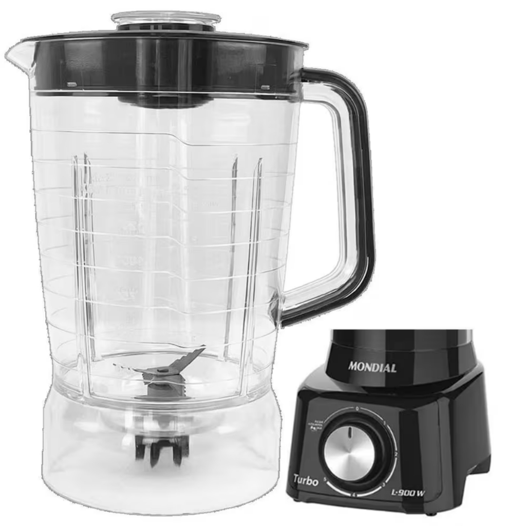 Copo Para Liquidificador Compatível com Mondial L-850 L-900w Preto