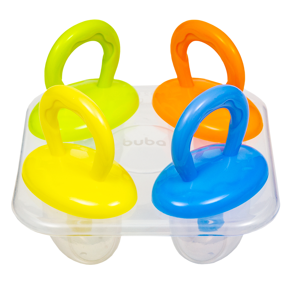 Kit Forma Para Picolé Buba Infantil Bebê forminha