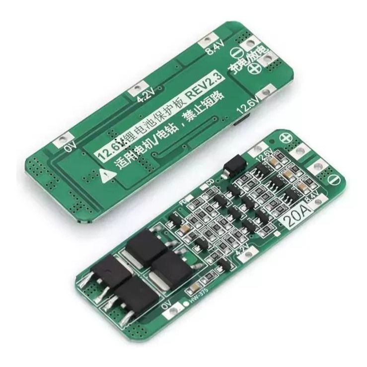 Módulo Carregador Placa Bms 3s 20a Para Baterias 18650