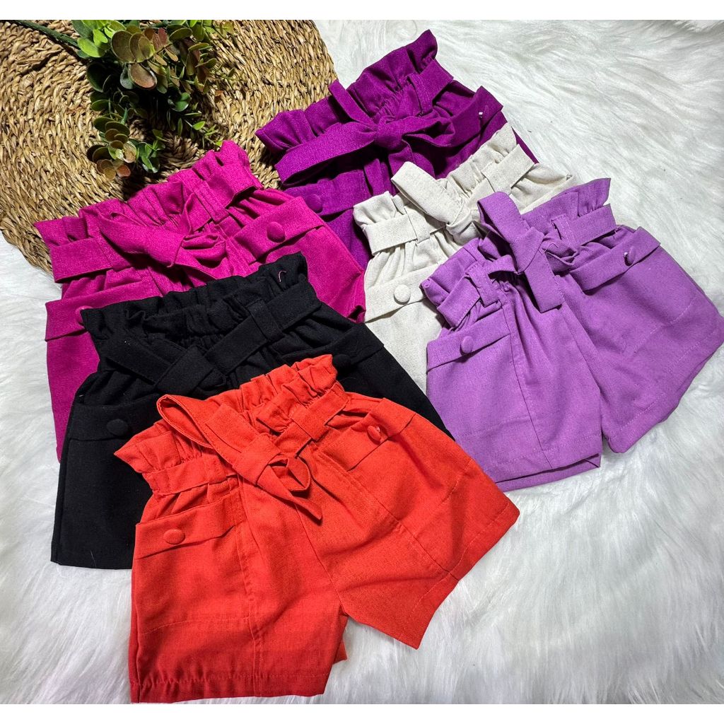 Shorts Alfaiataria Infantil 04 ao 10  Anos