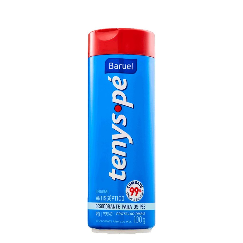 Talco Tenys Pé Baruel 100g Tradicional