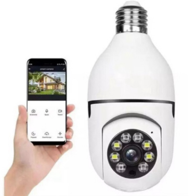 Câmera lâmpada WI-FI V360 PRO caixa amassada