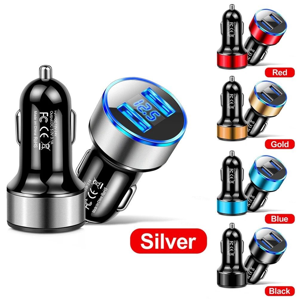 Carregador Celular Ultra Rapido Feitun White 3.100 Mah 2 Usb