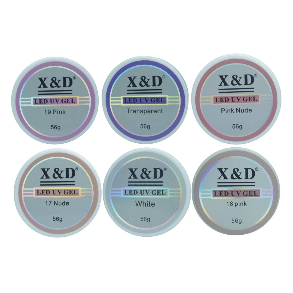 Gel XED X&D p/ unhas de gel fibra 56G unid oferta