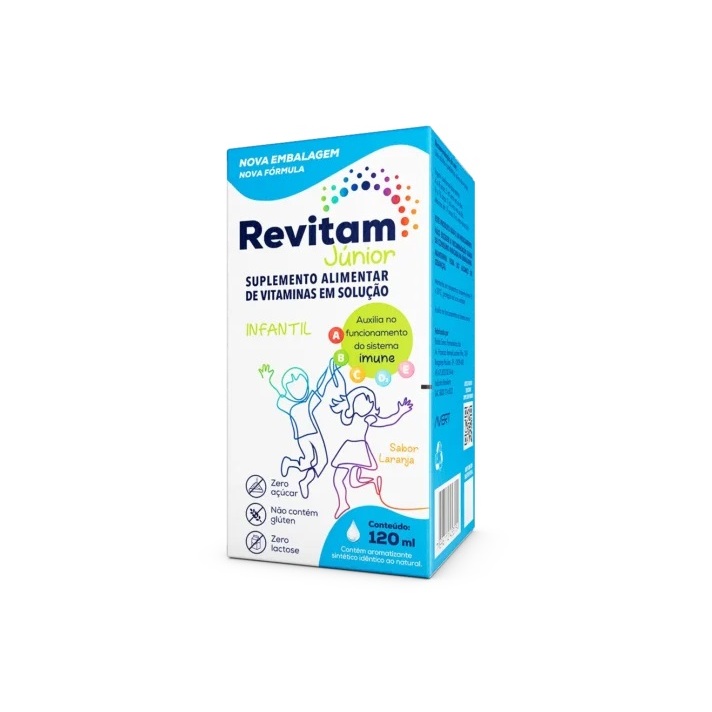 Suplemento Revitam Junior 120ml Sabor Laranja – Biolab