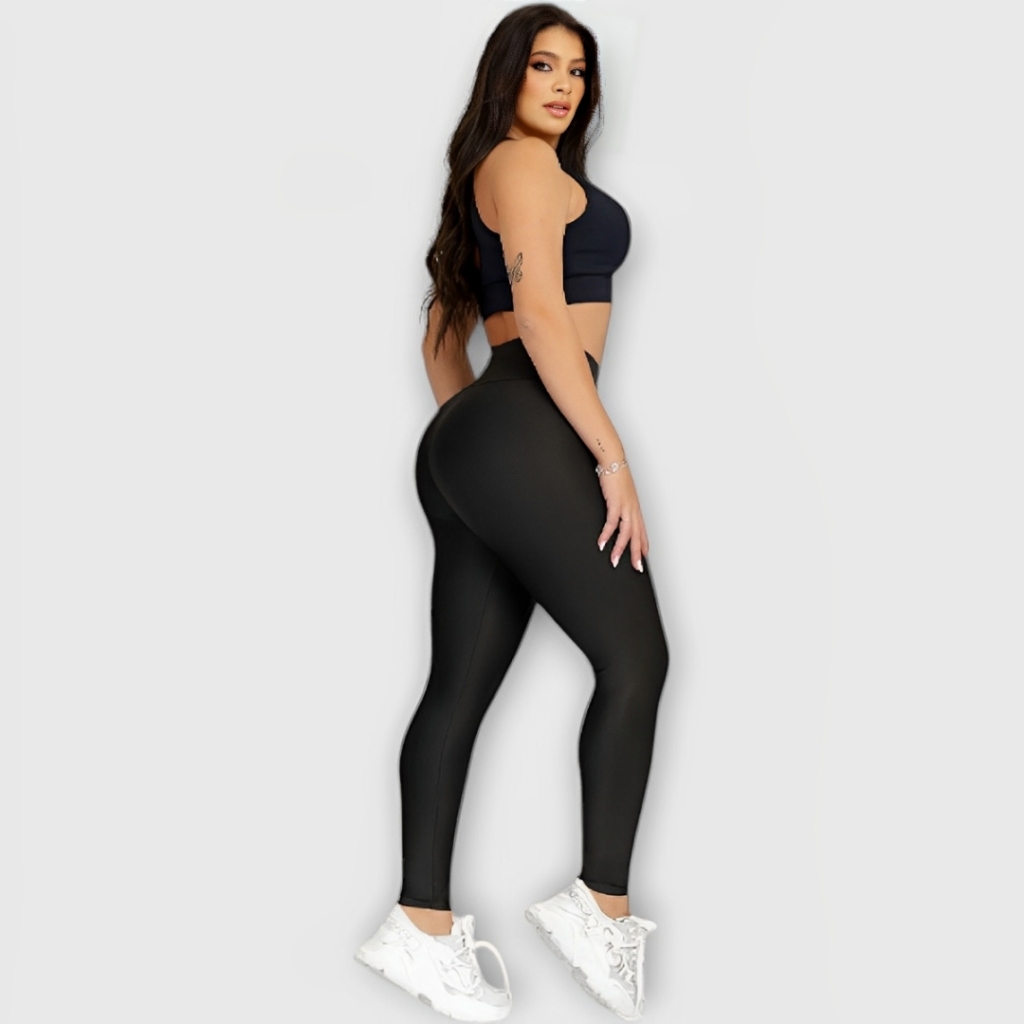 Calça Legging Feminina Suplex Básica academia do P ao GG Não Fica Transparente