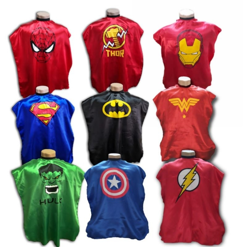 Kit com 5 Capas de Corte Barbearia Infantil Super Herois
