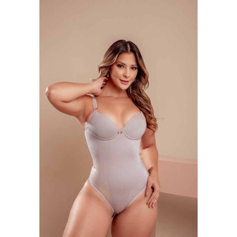 Cinta Body Modelador Feminino Alta Compressão Corretor de Postura Ajuda Reduzir Medidas