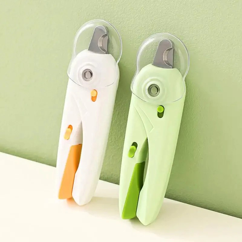 Cortador de Unhas Para Cães e Gatos Pet Kit Alicate e Lixa Com Led e Tesoura Completa