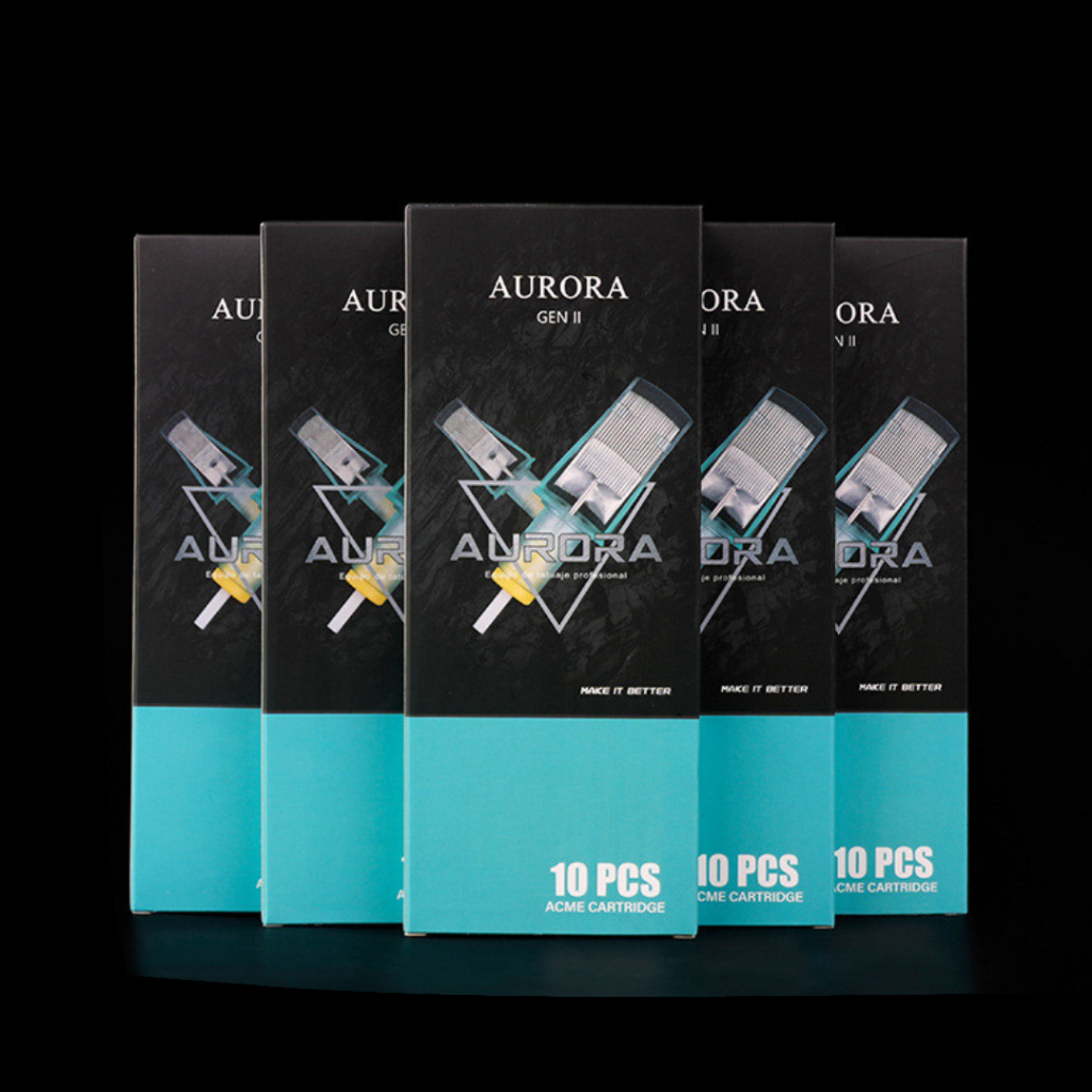 Cartucho Universal (10Un)  para Máquina de Tatuagem Pen/Dermógrafo Aurora Tattoo 2° Geração Dragoart