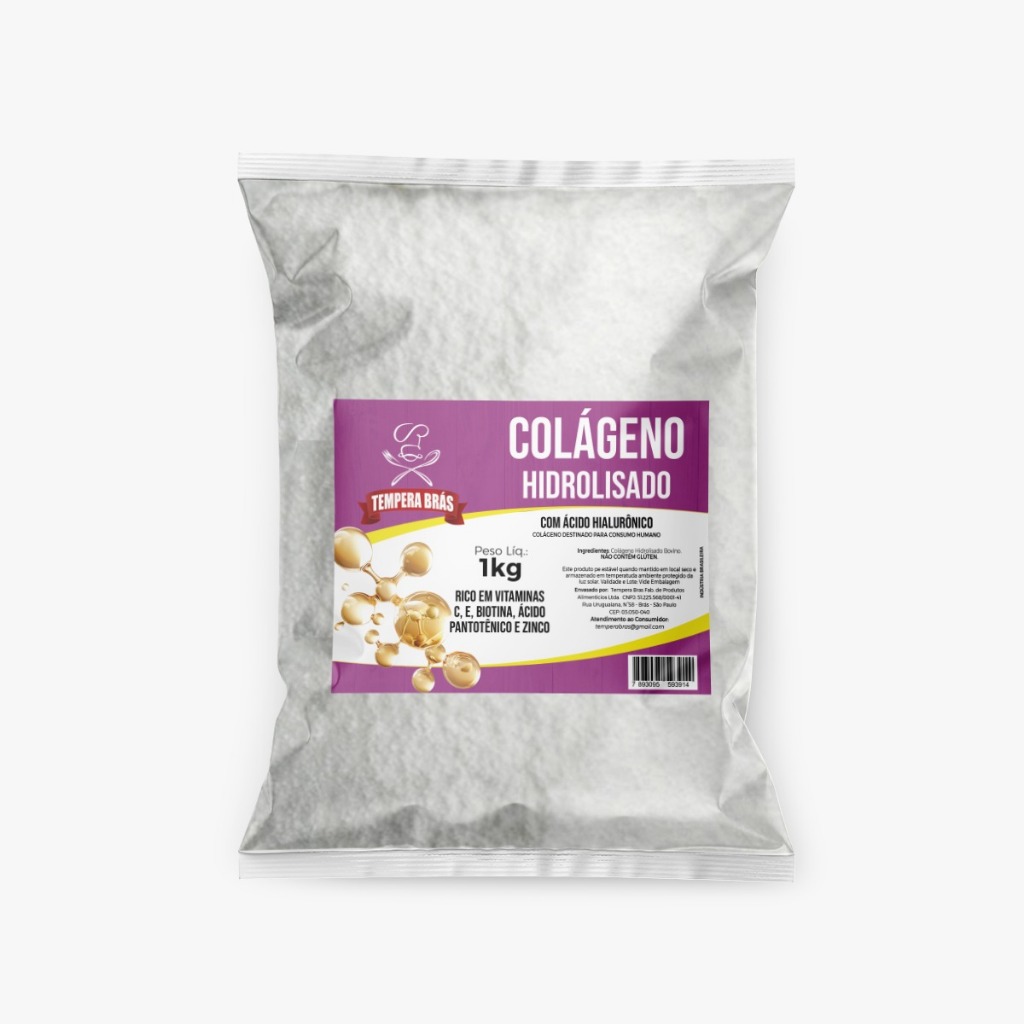 Colágeno Hidrolisado Linha Premium Tempera Brás