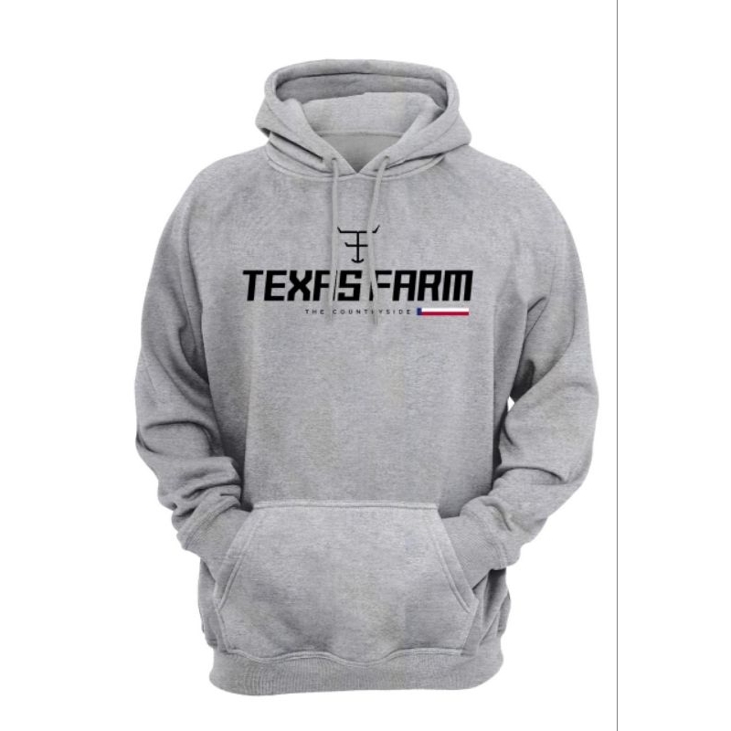Moletom Blusa Masculina E Feminina Texas Farme Coutry Canguru com Bolso
