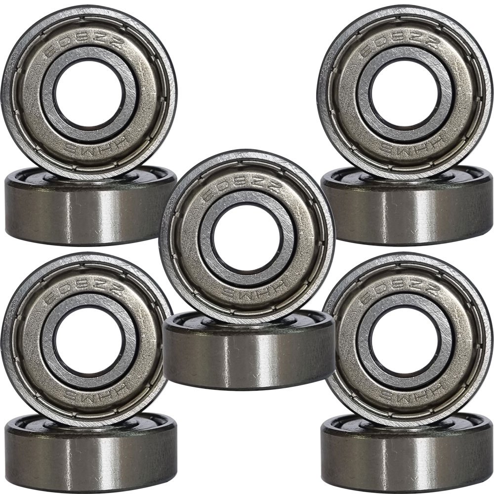Kit 20 Rolamentos 608ZZ 608 Semi Profissional Abec - Skate, Patins, Longboard e Patinete