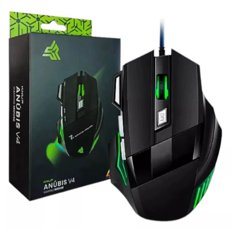 Mouse Gamer Laser X7 2400dpi Led Rgb Usb 7 Botões Profissional Original