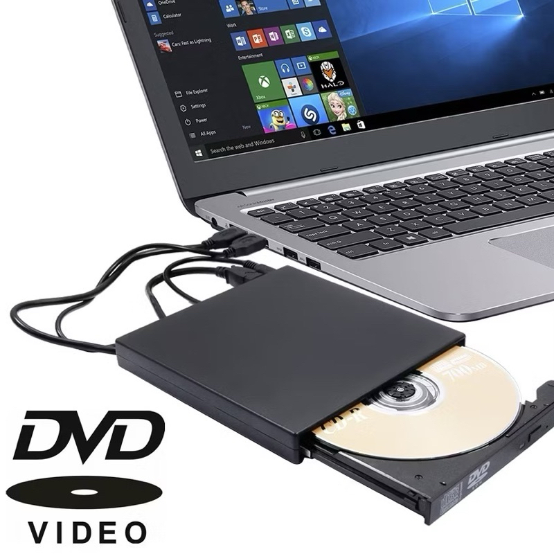 Gravador Externo dvd Usb 3.0 Preto.