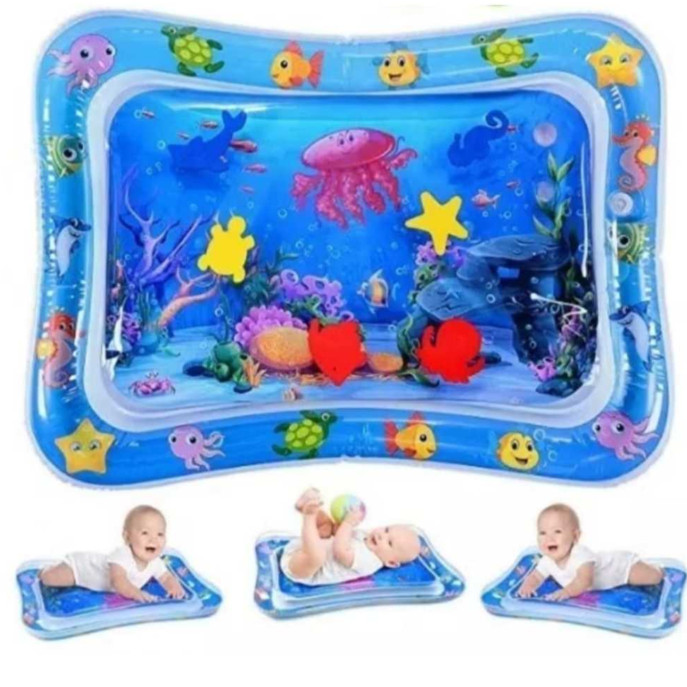 Tapete Infantil Bebê Inflável Água Esteira Atividades Sensorial Menino Menina.