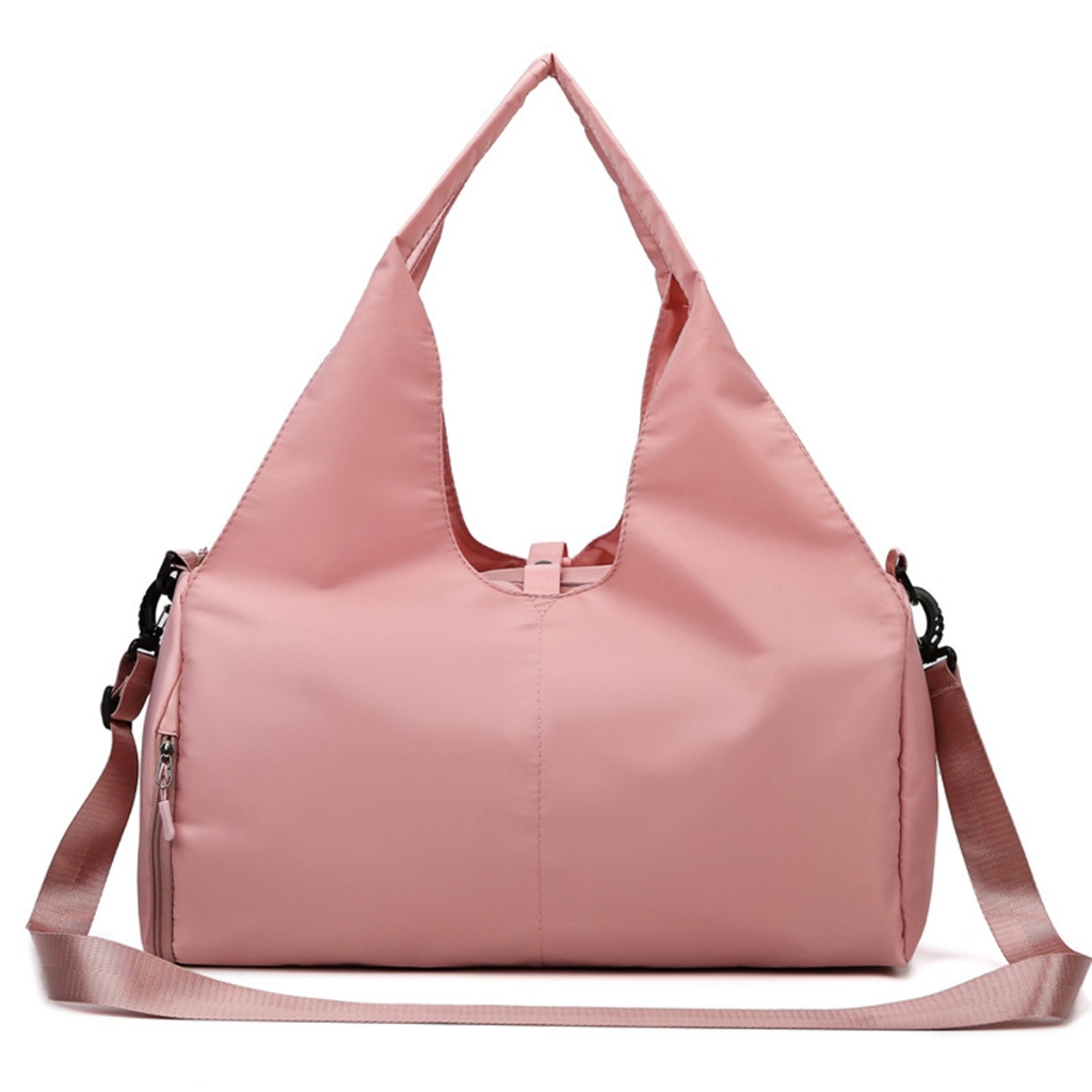 Bolsa de academia impermeável multifuncional com compartimento independente para sapatos, separação seca e molhada
