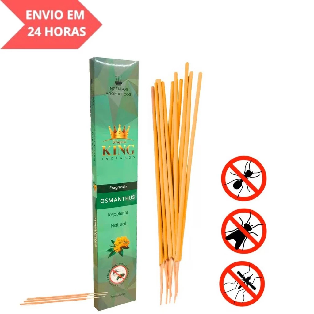 Kit 90 Palitos Incenso Repelente mata mosquito /moscas kit com 3 caixas