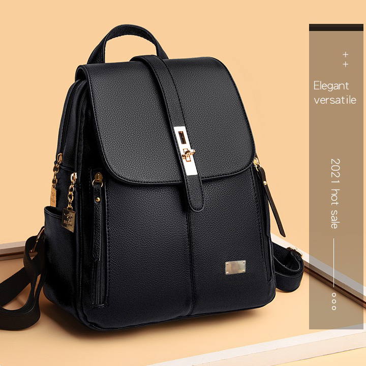 Bolsa mochila feminina Portátil da moda de Poliéster à prova d'água modelo 2222