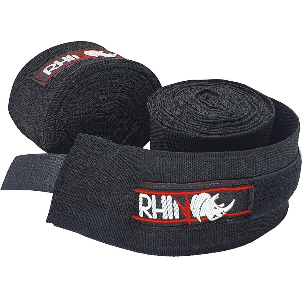 Bandagem Elástica Rhino 3 Metros - Preto