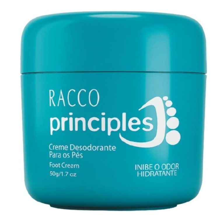 Creme Desodorante Para Pés Principles Racco 50g Hidratante Anti Odor Frieira Micose Original Mentol