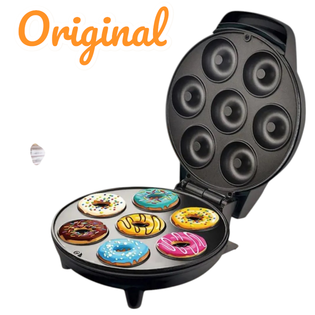 Máquina Elétrica de Donuts e Rosquinhas - 7 ou 3 Donuts Simultâneos, 220V