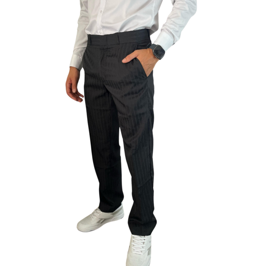Calça Social de Oxford - Envio Rápido Imediato Terno