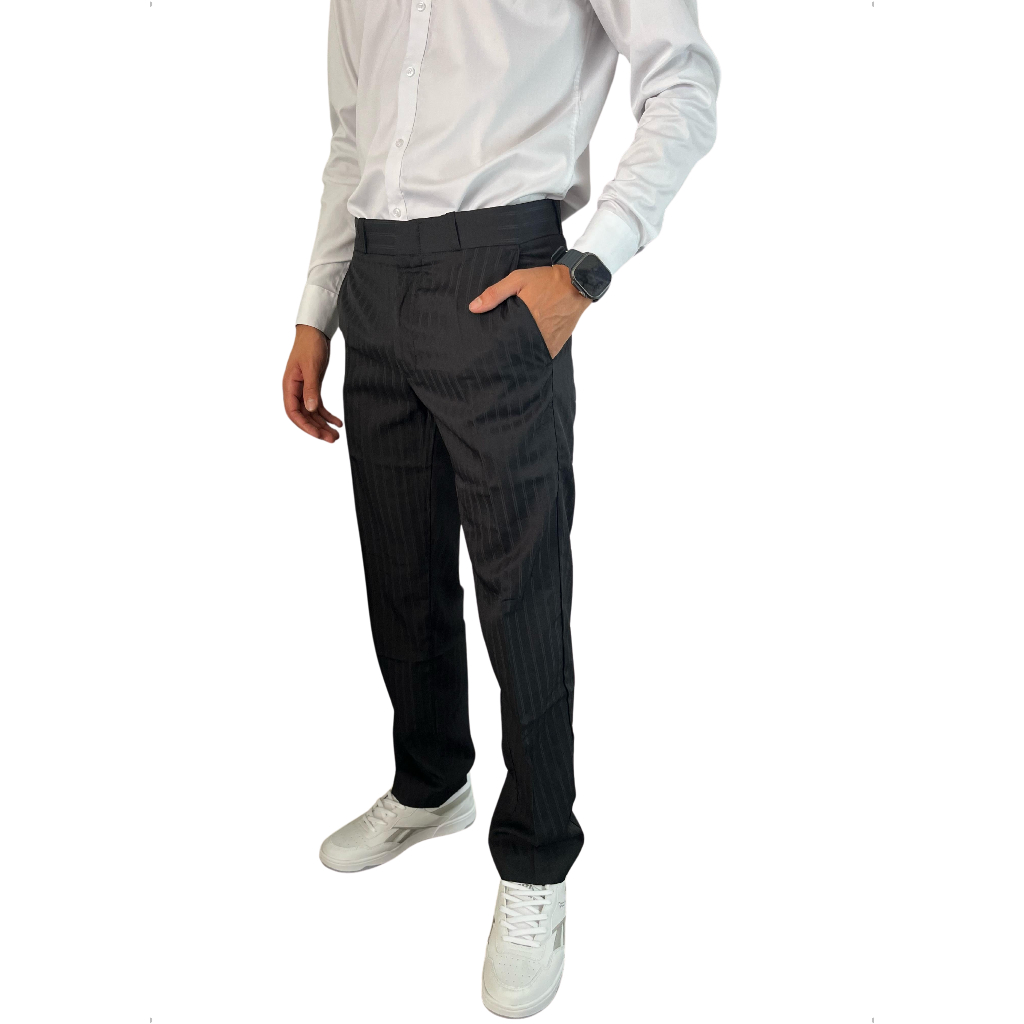 Calça Masculina Social Reta- Poliéster- Esporte Fino Corte Tradicional