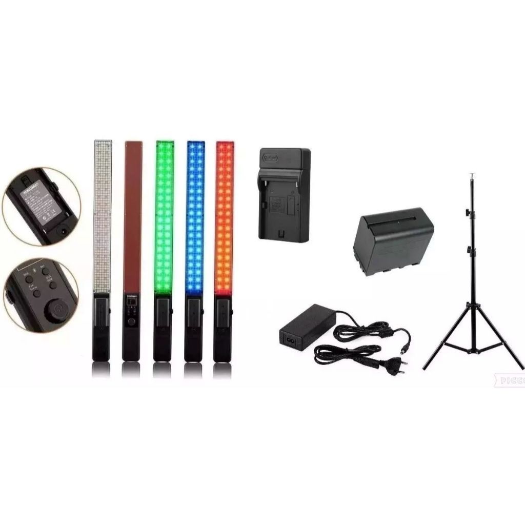 Bastão De Luz Led Yongnuo Yn360+bat+carreg+fonte+tripé