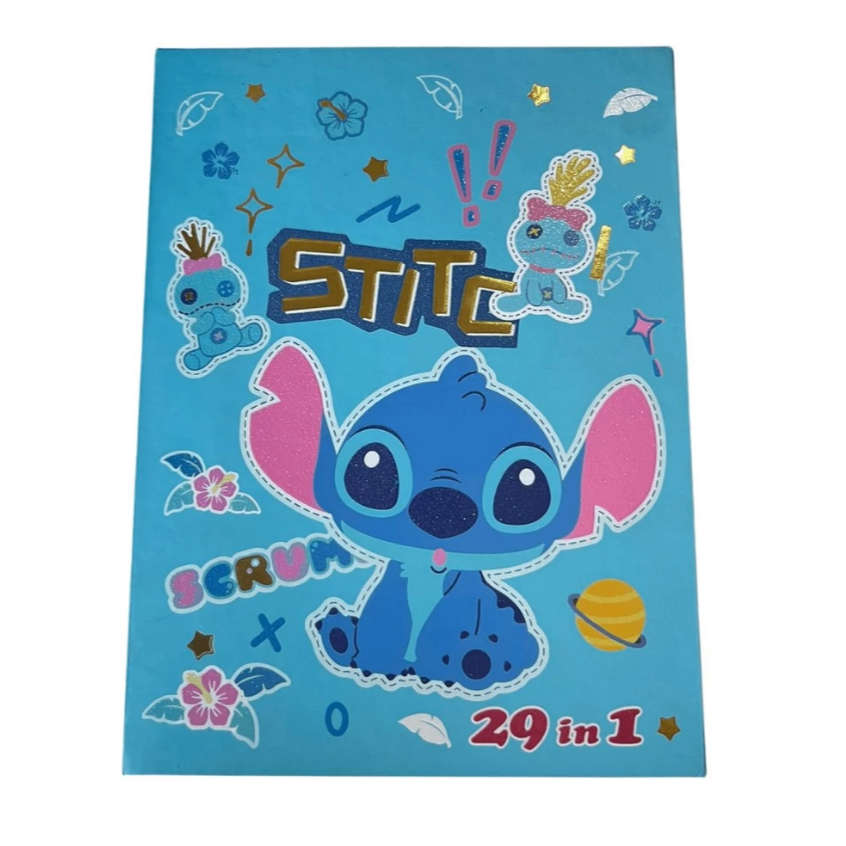 Kit Maquiagem Infantil Stitch Hello Kitty Paleta de Sombras Divertido