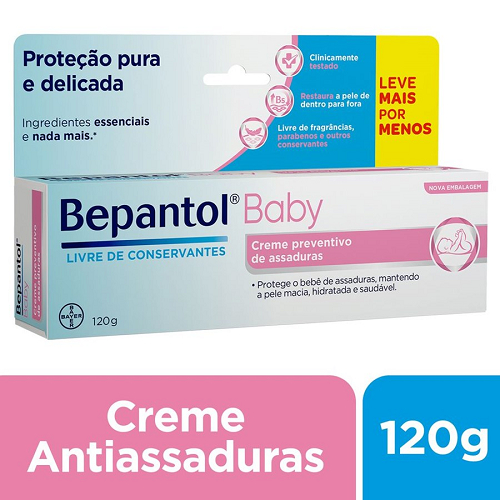 Bepantol Baby Creme 120G - Pomada De Assadura Original