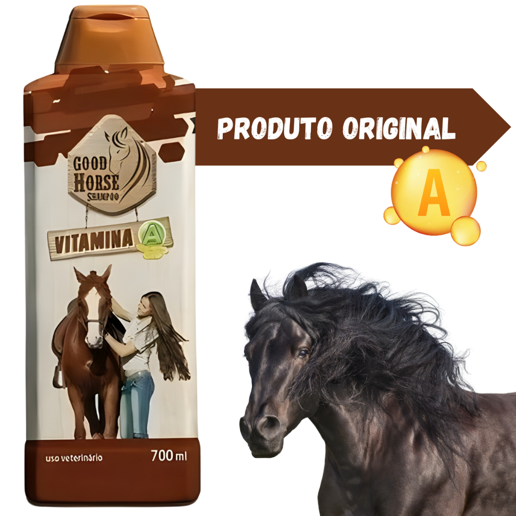 Shampoo Para Cavalo Good Horse TikTok Com Vitamina A 700ml Original Fortalecimento Crescimento Brilho Cabelo