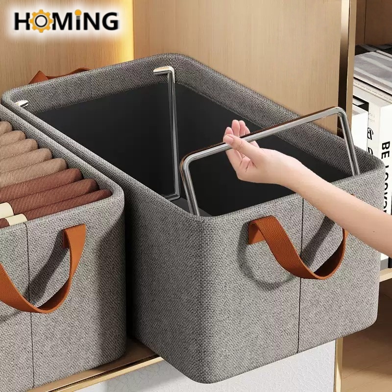 Caixa De Armazenamento De Roupas Arrumados Grade Dobrável Para Íntimas E Calças