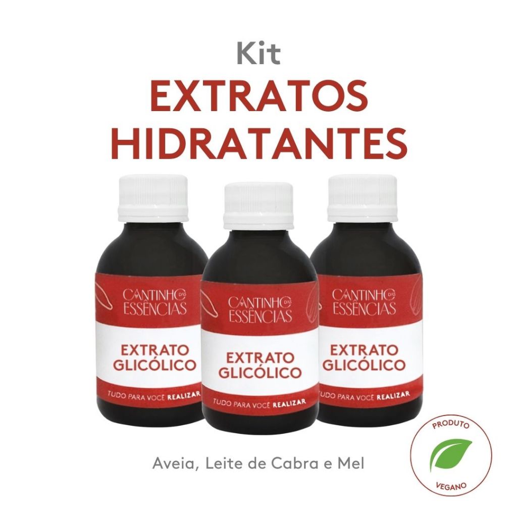 Kit Extratos Glicólicos Hidratantes
