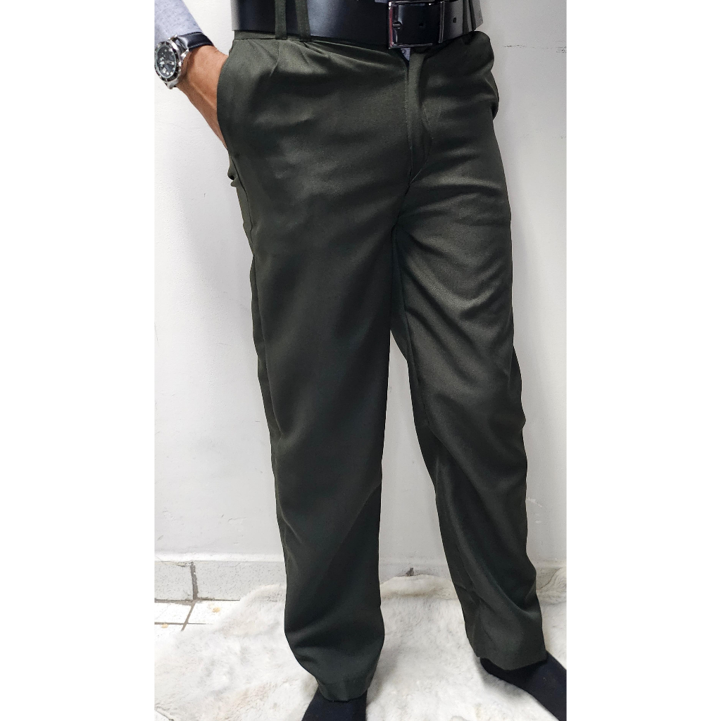 kit calça social oxfordine + carteira ou porta cartão