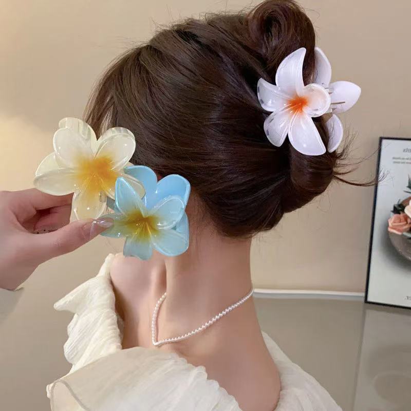 Kits 12 Peças Grampos piranha De Cabelo Flor De Feriado De Praia Barrettes