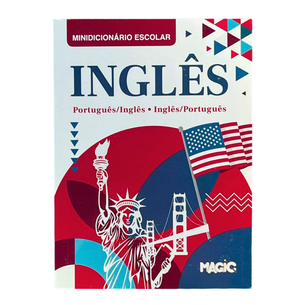 Mini Dicionário Escolar INGLÊS - 352 Páginas ATUALIZADO